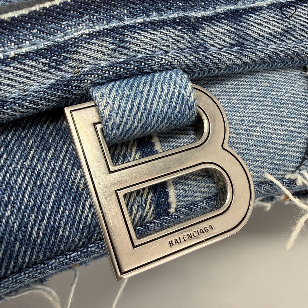 Balenciaga Hourglass Denim bag - Picture 6 of 15